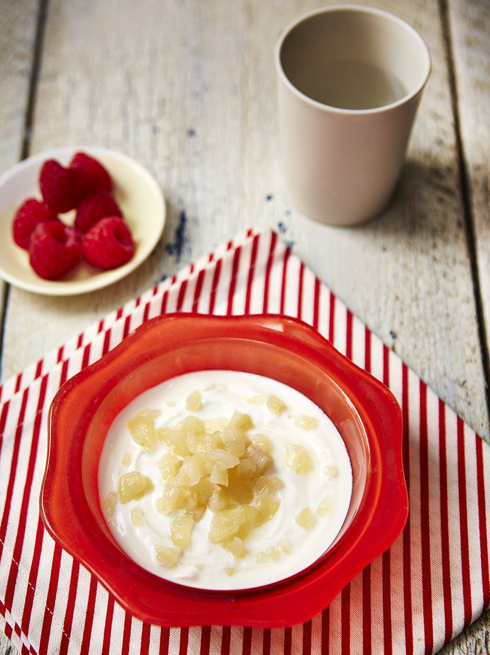 Poached Pears with Greek Yoghurt | Weaning | Jamie Oliver