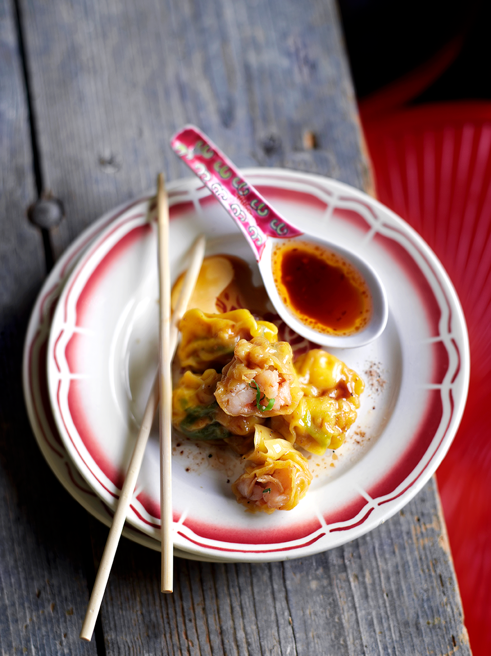 Prawn Wontons With Chilli Dressing | Seafood Recipes | Jamie Oliver