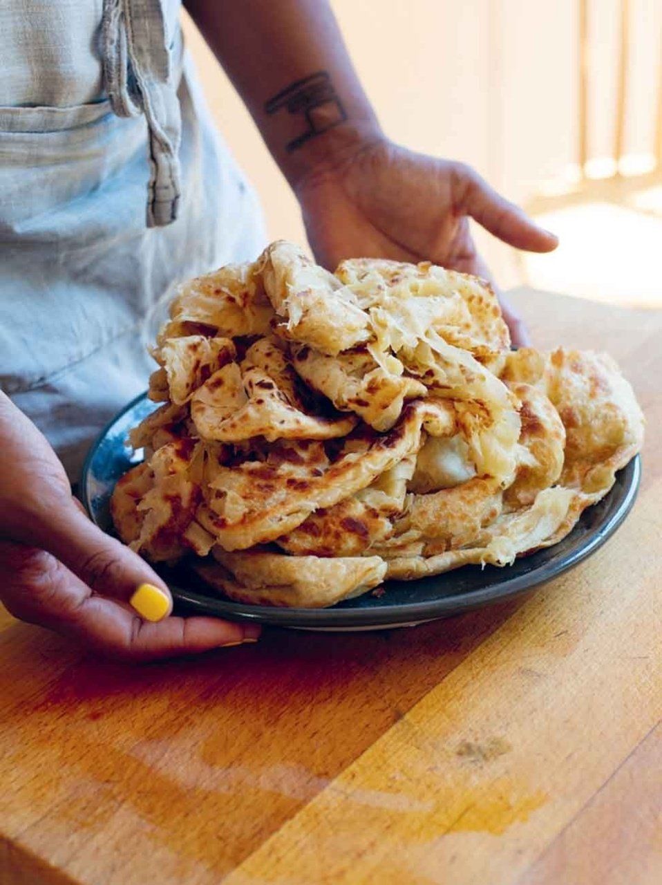 Buss up shut roti by Marie Mitchell | Jamie Oliver Cookbook Club recipes