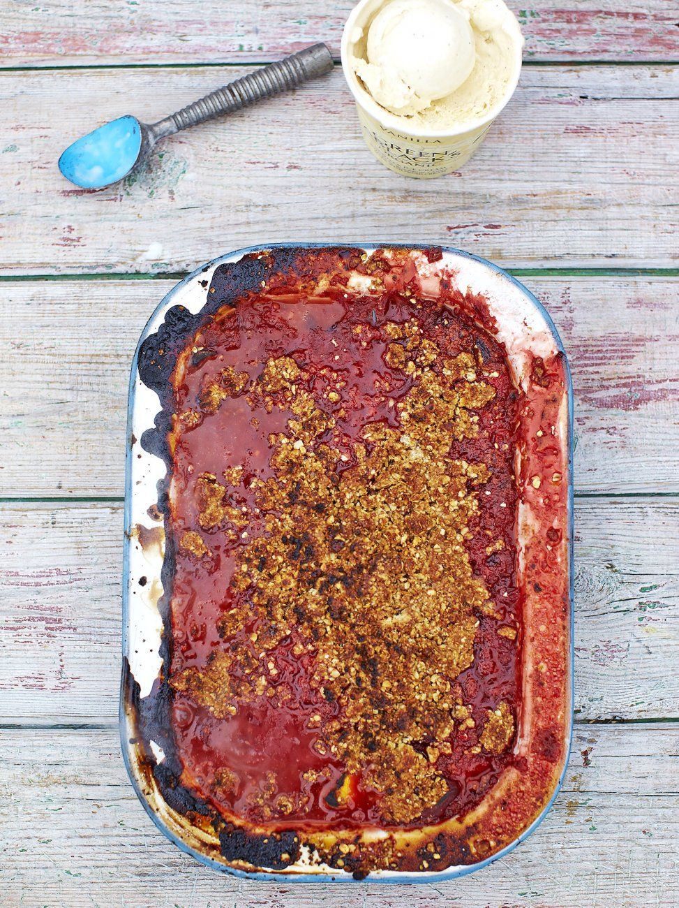 Stone fruit crumble | Jamie Oliver recipes