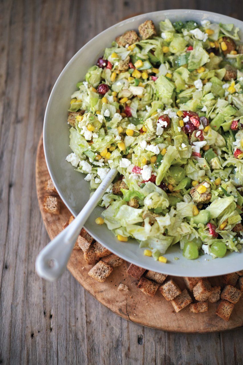 Creamy chopped salad
