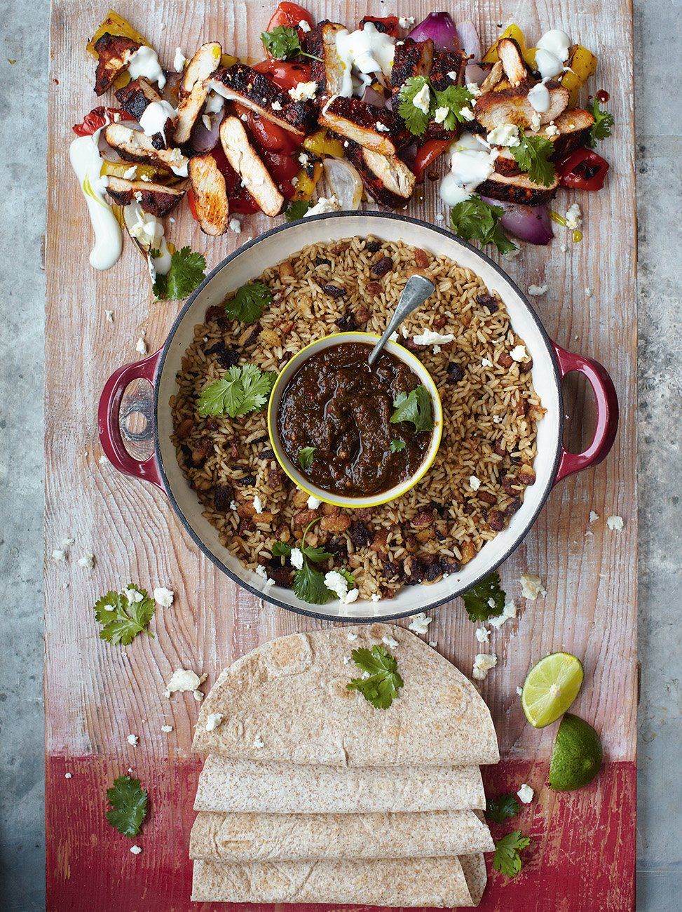 Sizzling fajitas | Chicken recipes | Jamie Oliver recipes