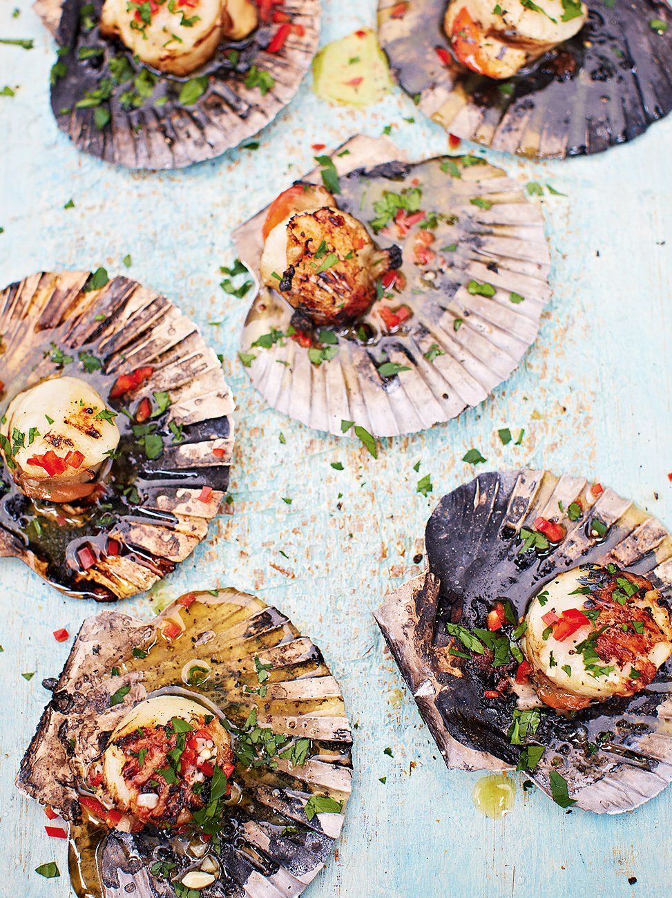 DJ BBQ's scallops | Fish recipes | Jamie Oliver recipes