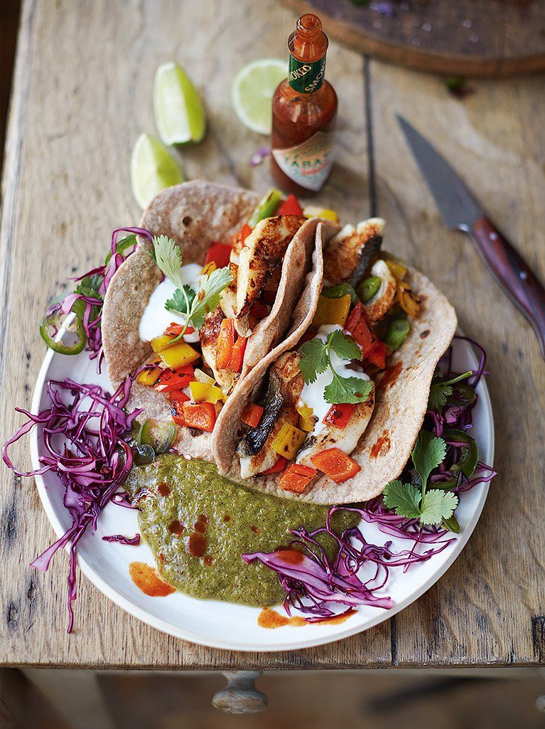 Tasty fish tacos | Fish recipes | Jamie Oliver