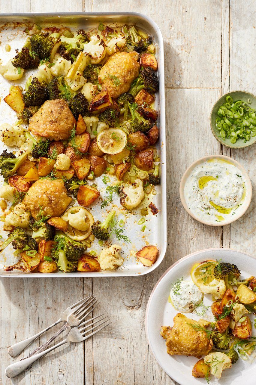 Spring chicken traybake | Jamie Oliver recipes