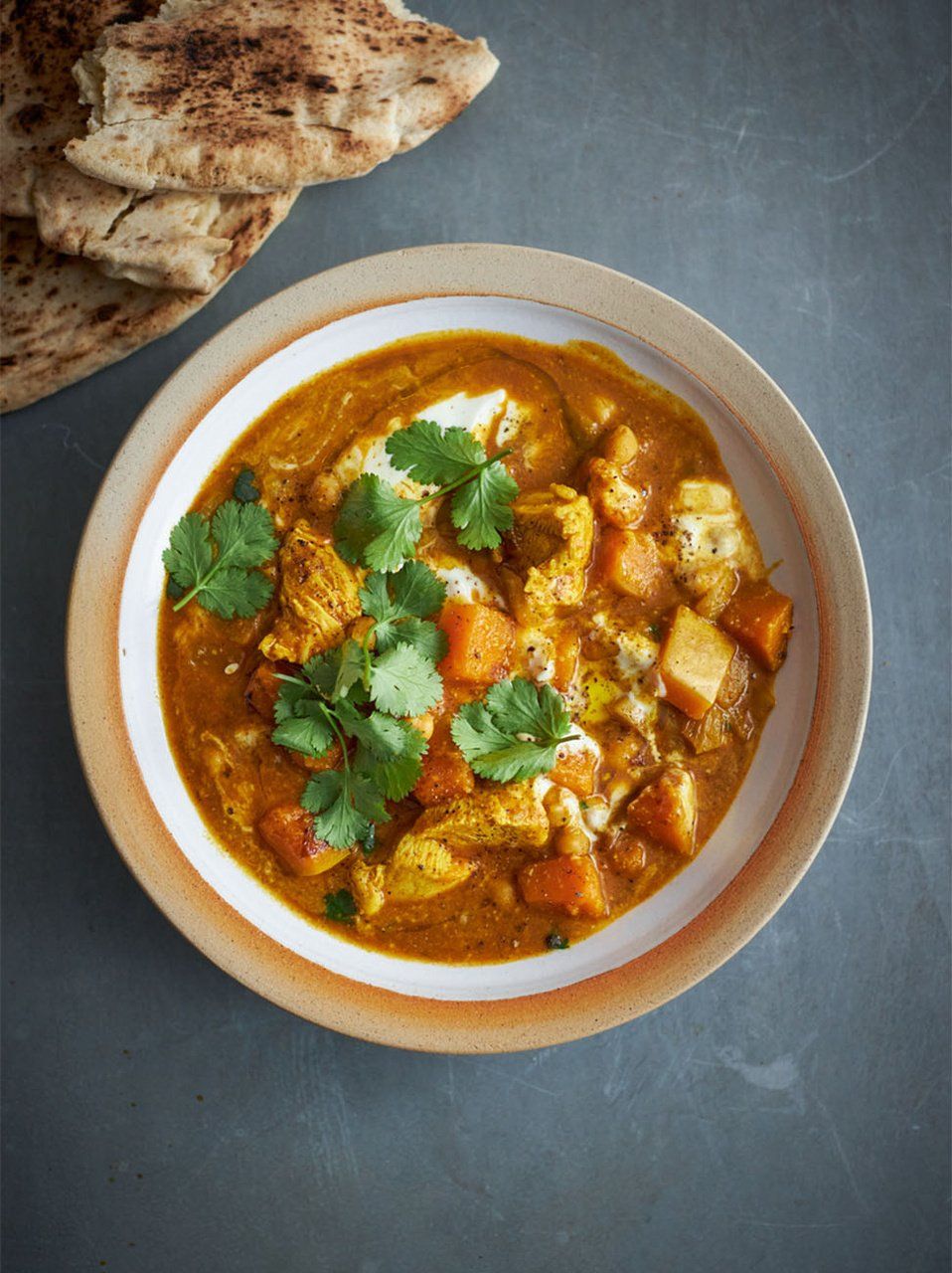 Mild chicken, chickpea & squash curry | Jamie Oliver recipes