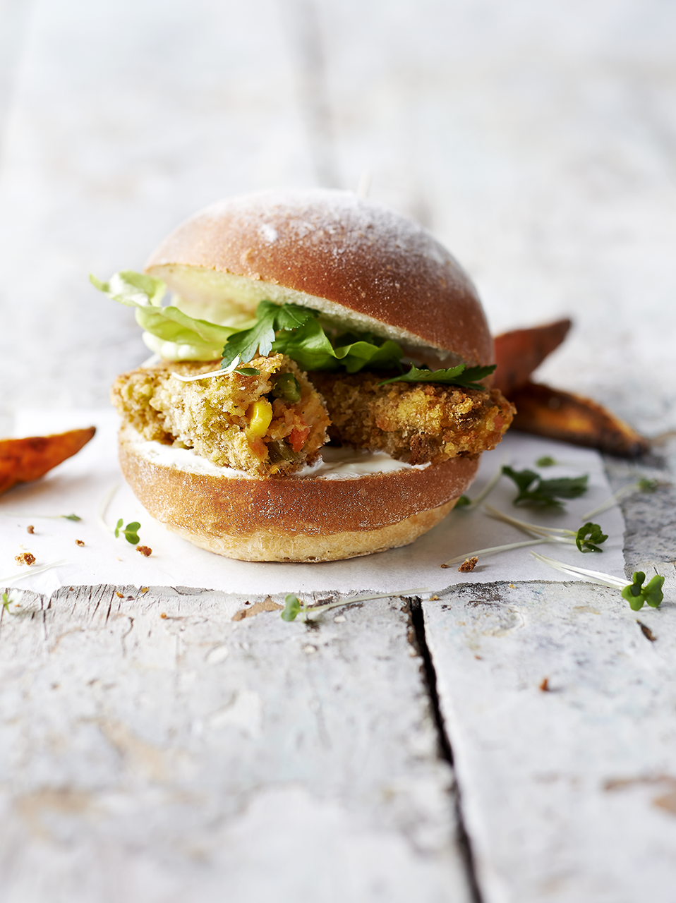 Veggie Fish Finger Sandwich | Vegetable Recipes | Jamie Oliver