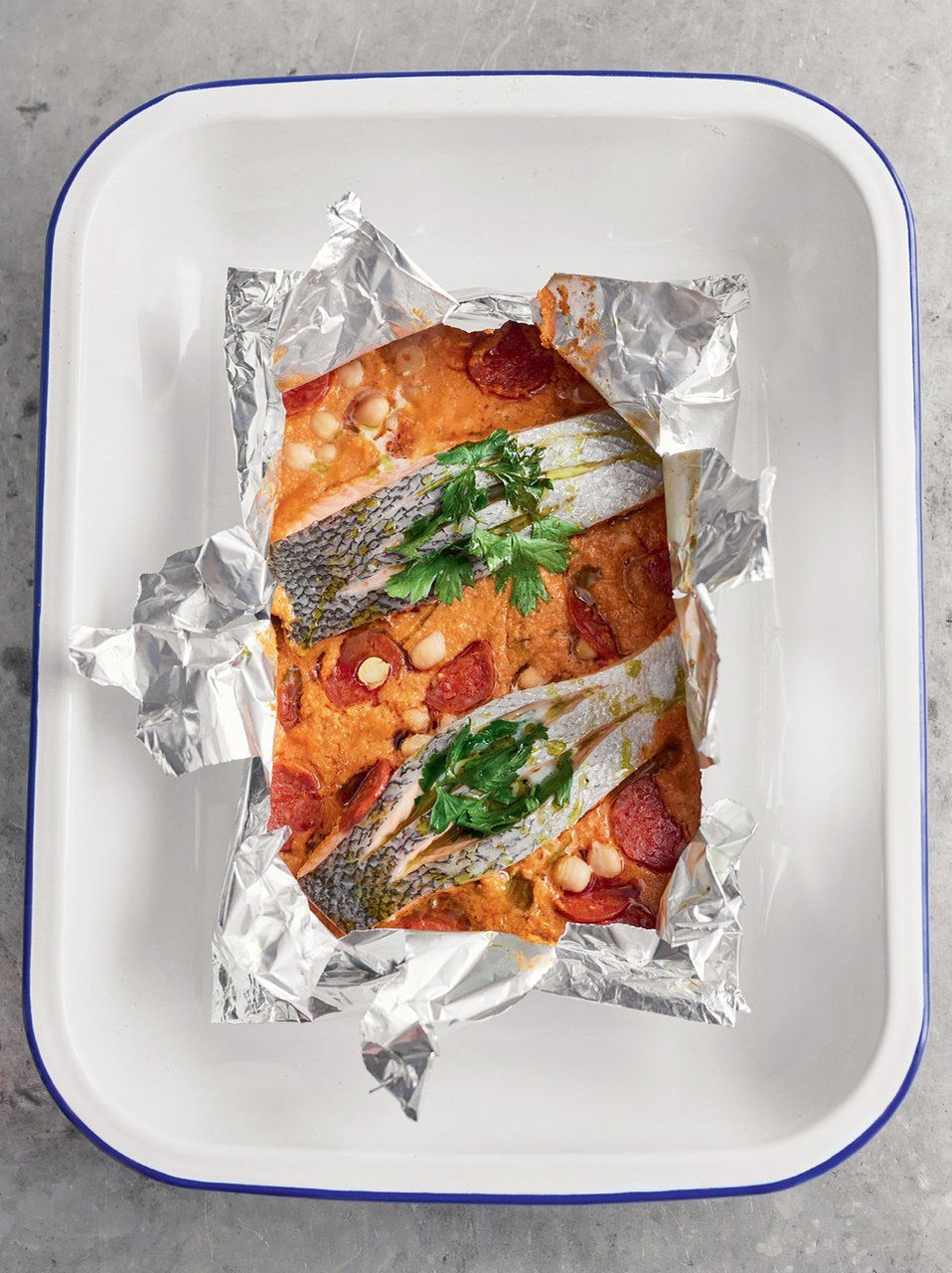 Salmon in a bag Jamie Oliver recipes