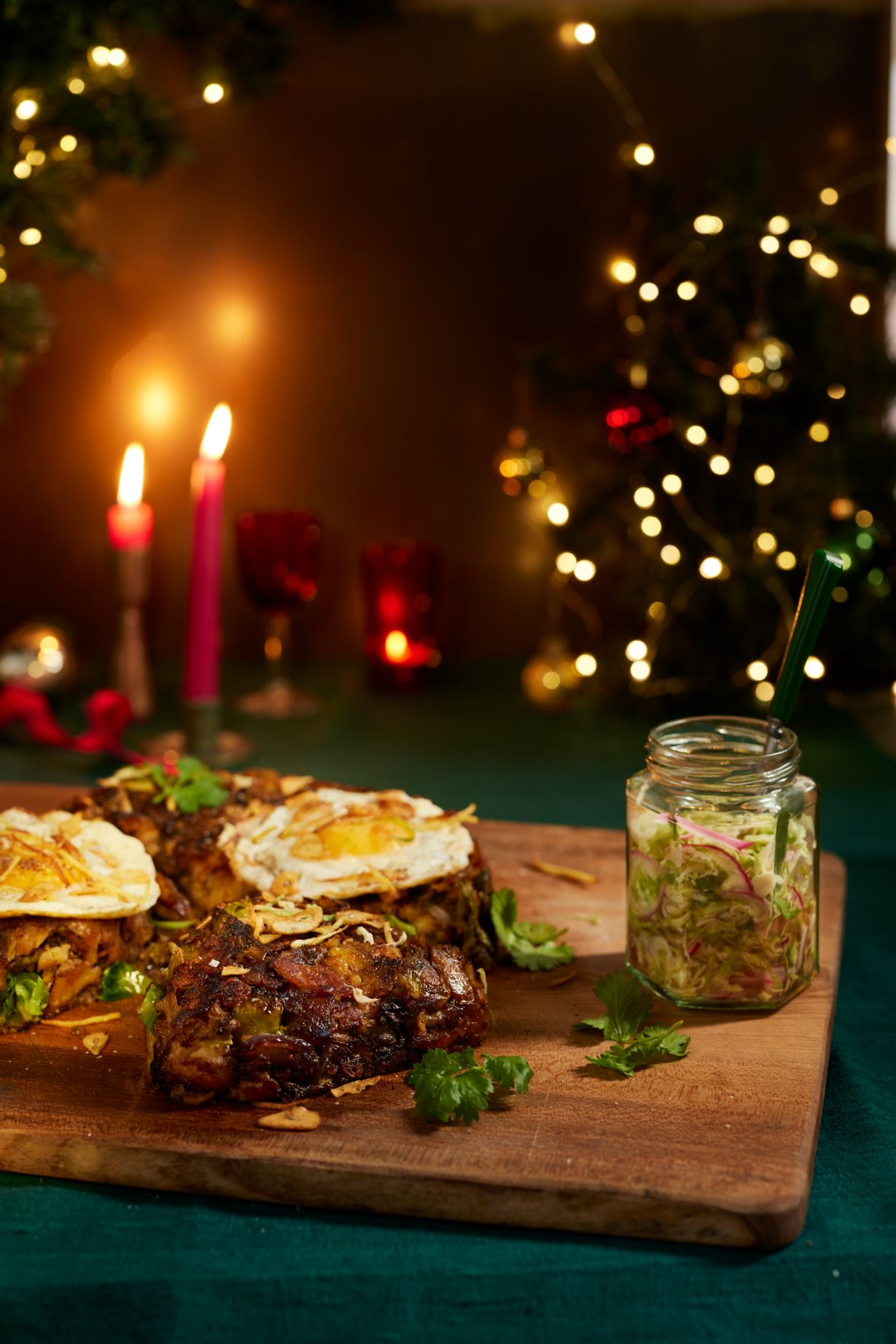 Spiced sprout & potato hash