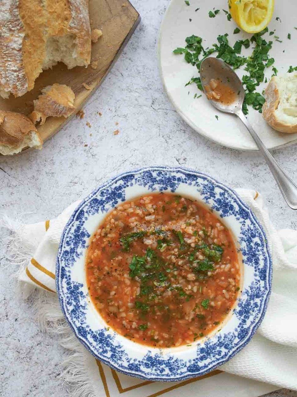 Dad’s tomato & rice soup | Jamie Oliver Cookbook Club recipes