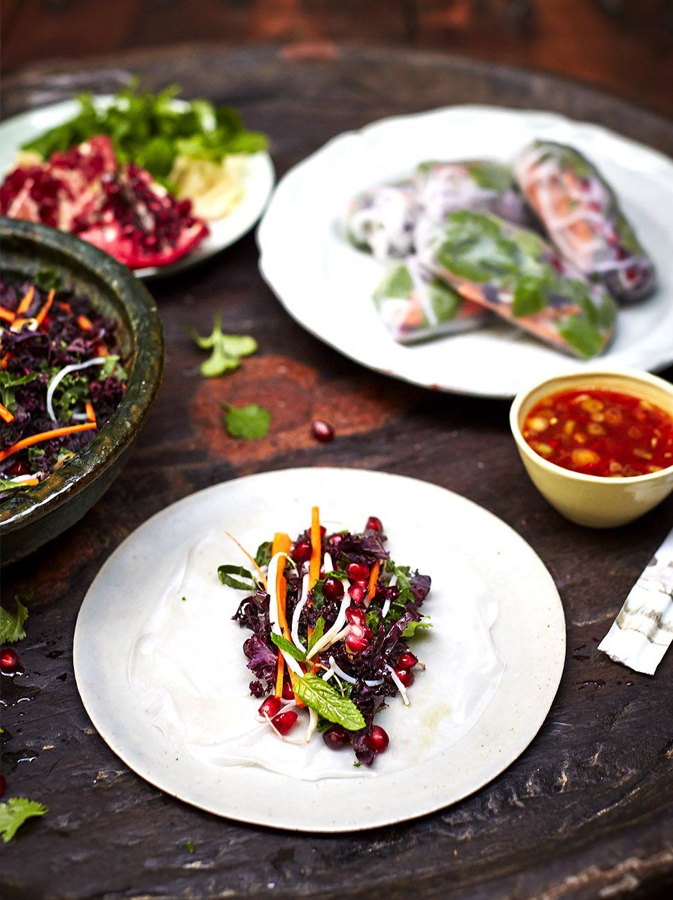 Vegan winter rolls | Vegetables recipes | Jamie Oliver recipes