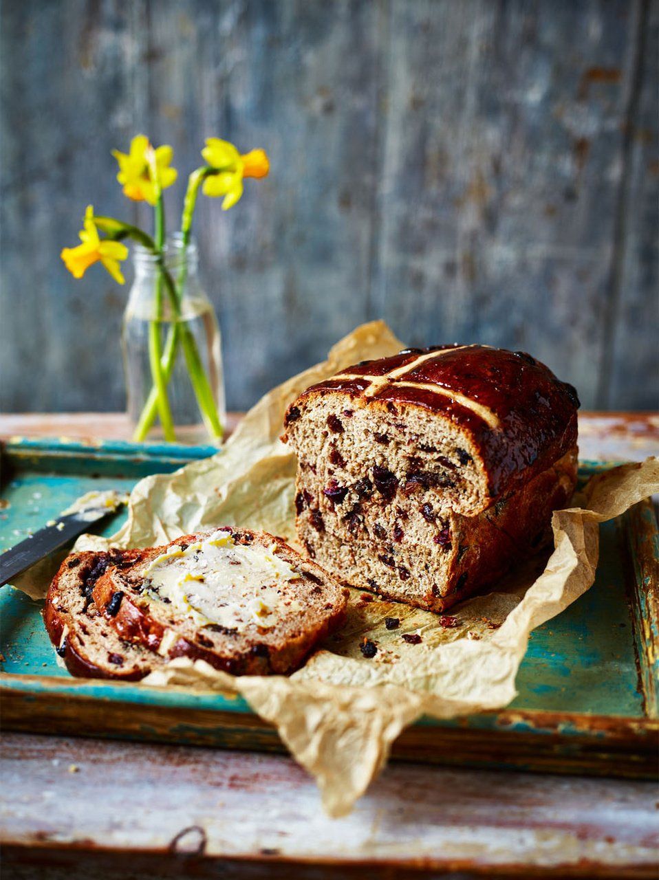 Chocolate hot cross bun loaf | Jamie Oliver recipes