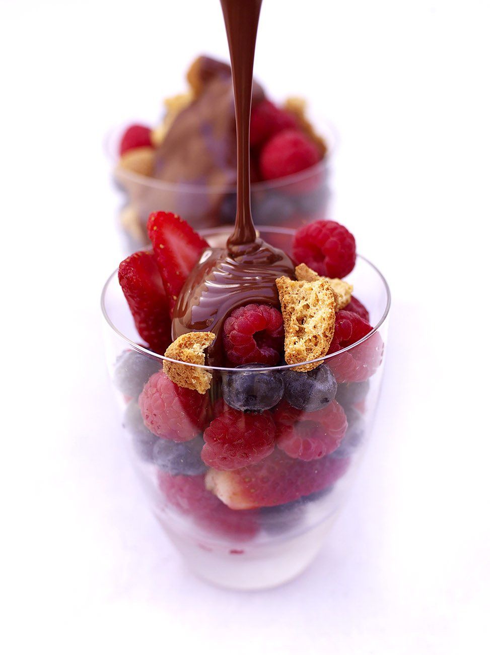 Summer Fruit & Chocolate Sauce | Fruit Recipes | Jamie Oliver Recipes
