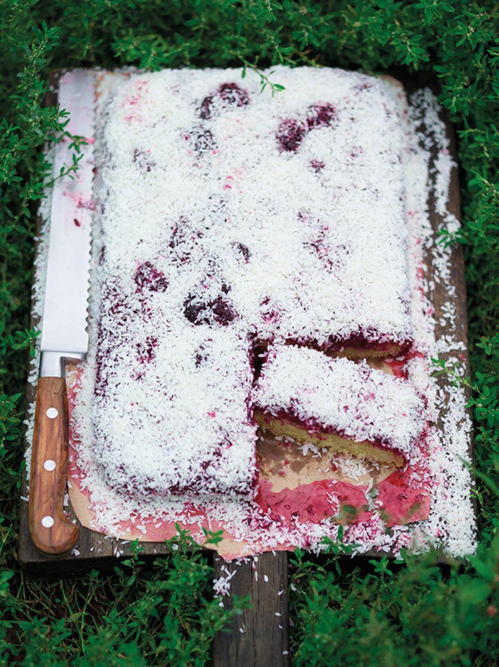 Jammy coconut sponge | Dessert recipes | Jamie Oliver recipes