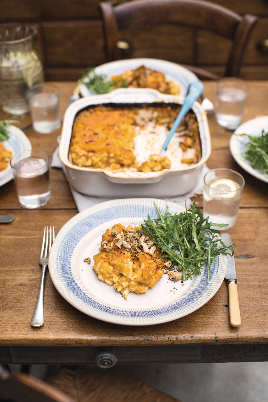 Squash mac 'n' cheese