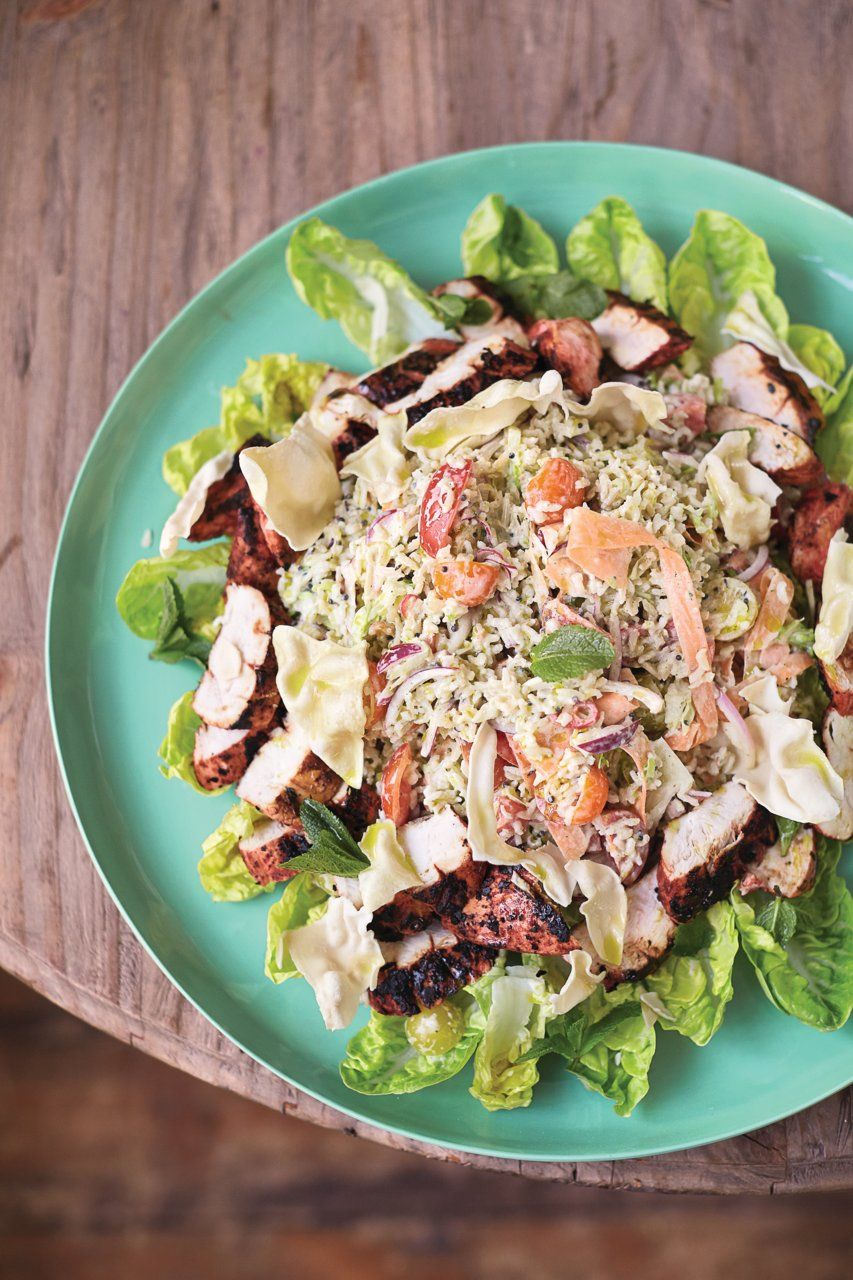 Tandoori chicken salad