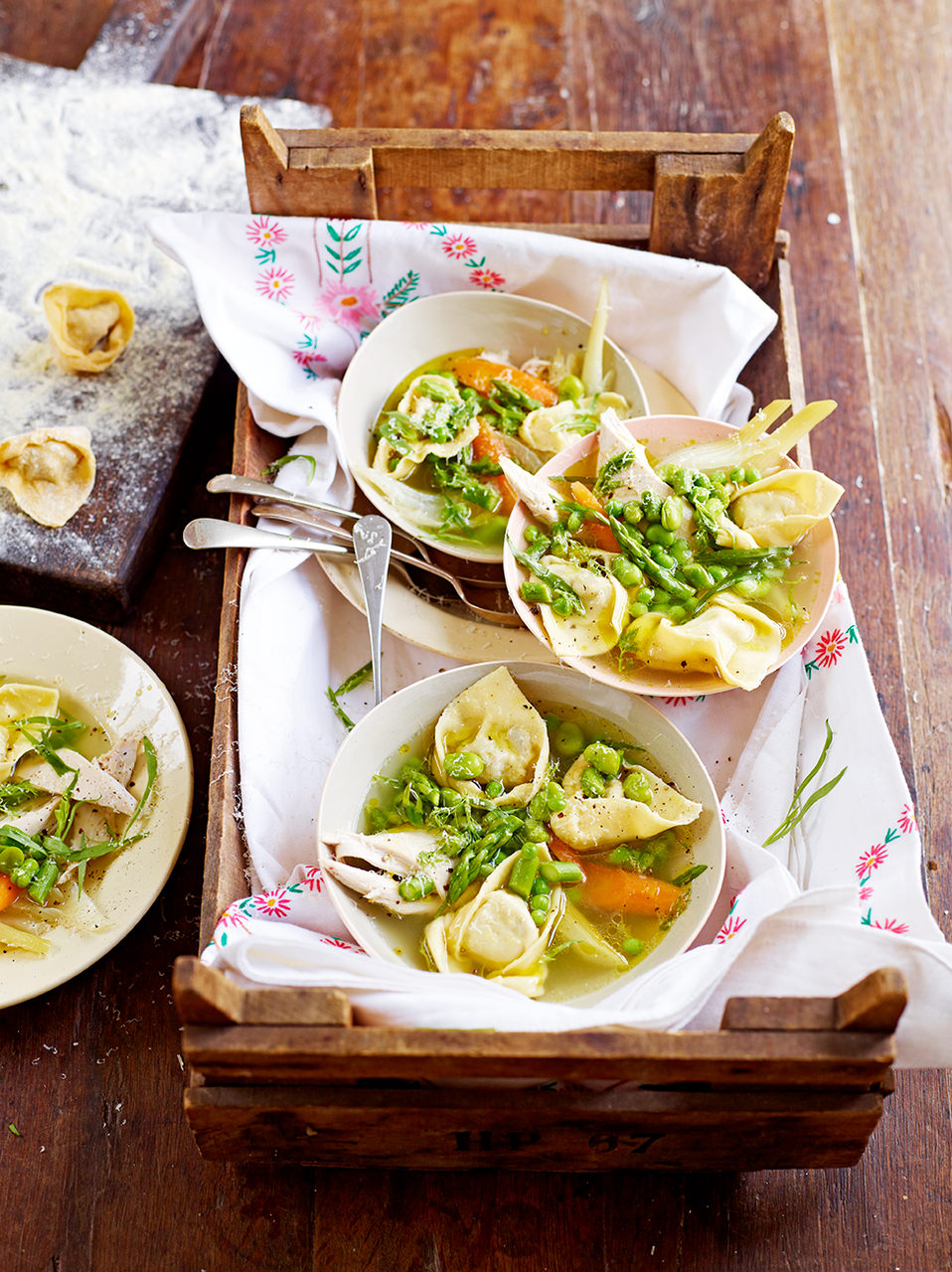 Chicken Broth with Tortellini - Recipes - Jamie Oliver