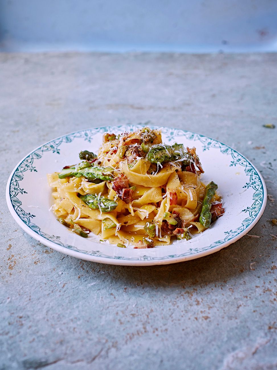Asparagus Tagliatelle | Pasta Recipes | Jamie Oliver Recipes