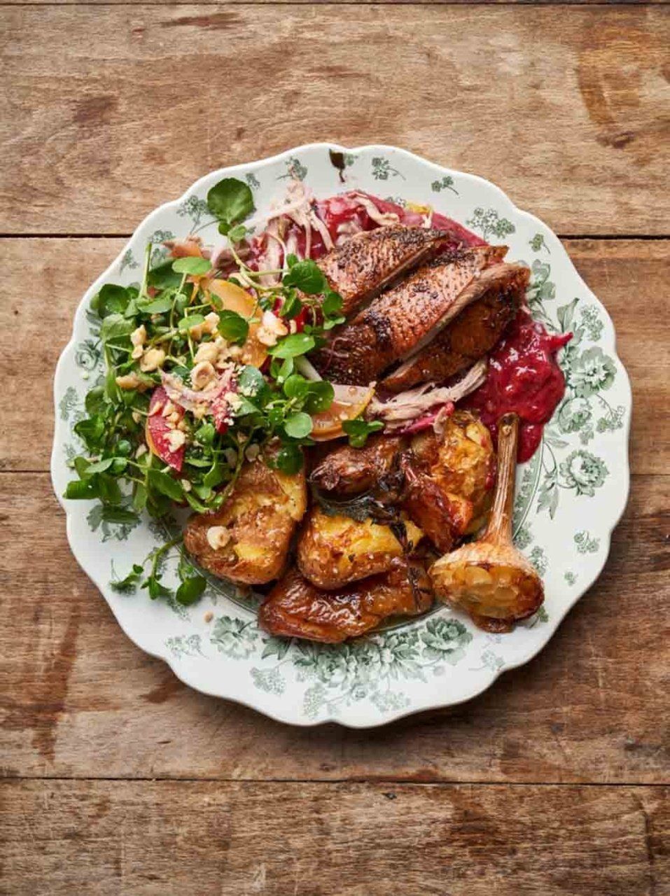 Crispy duck & sticky plum sauce | Jamie Oliver recipes