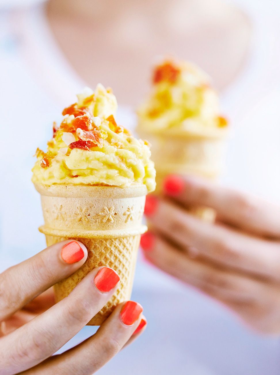 Piña colada fro-yo | Fruit recipes | Jamie Magazine