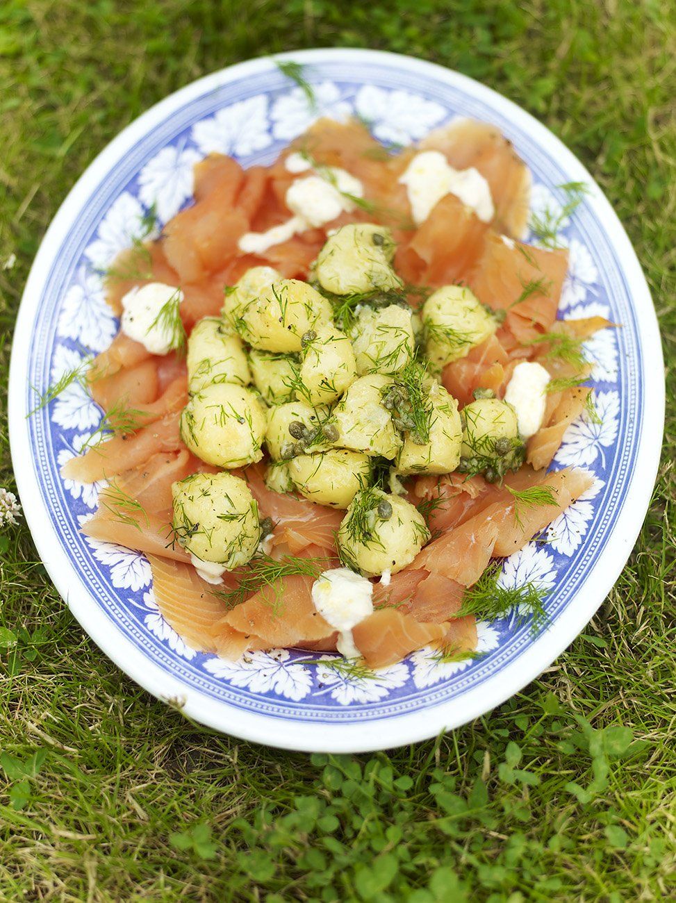 Smoked Salmon Potato Salad | Fish Recipes | Jamie Oliver Recipes