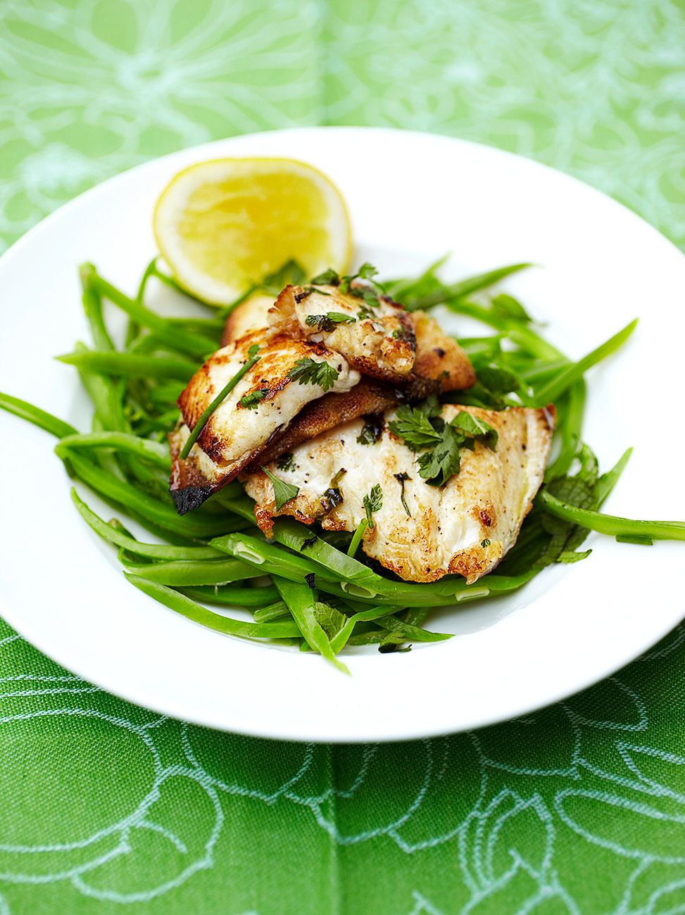 Lemon Sole with Runner Beans | Fish Recipes | Jamie Oliver
