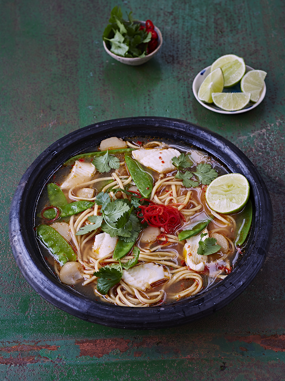 Fish noodle broth | Fish recipes | Jamie Oliver recipes
