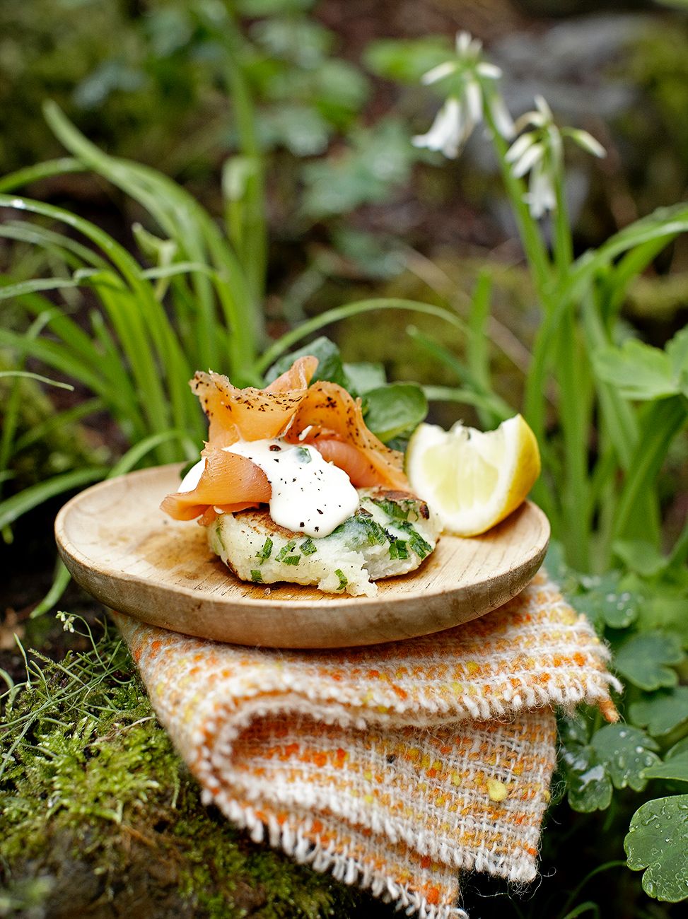 Wild garlic potato cakes | Jamie Oliver