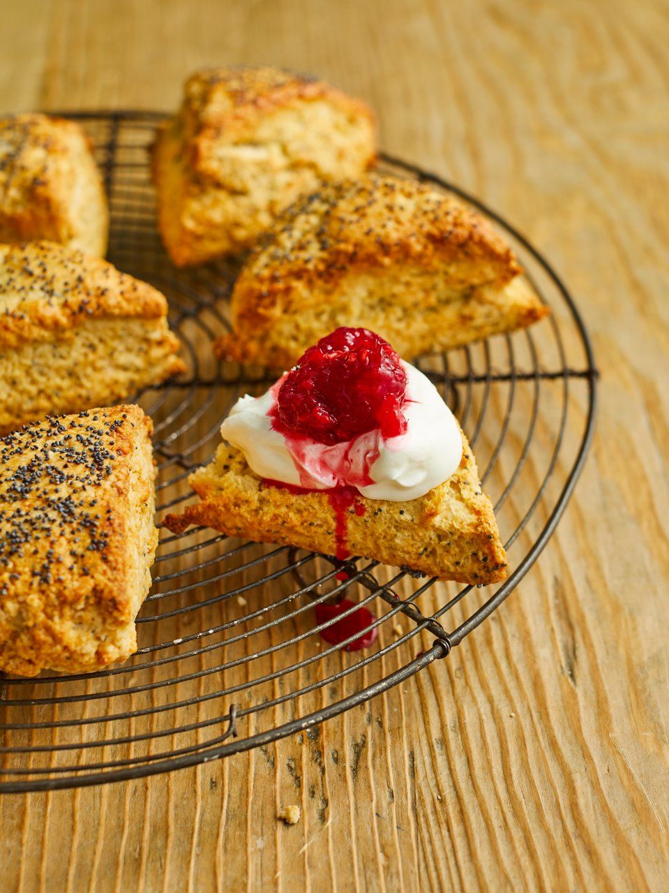 Air-fryer lemon & poppy seed scones | Jamie Oliver recipes