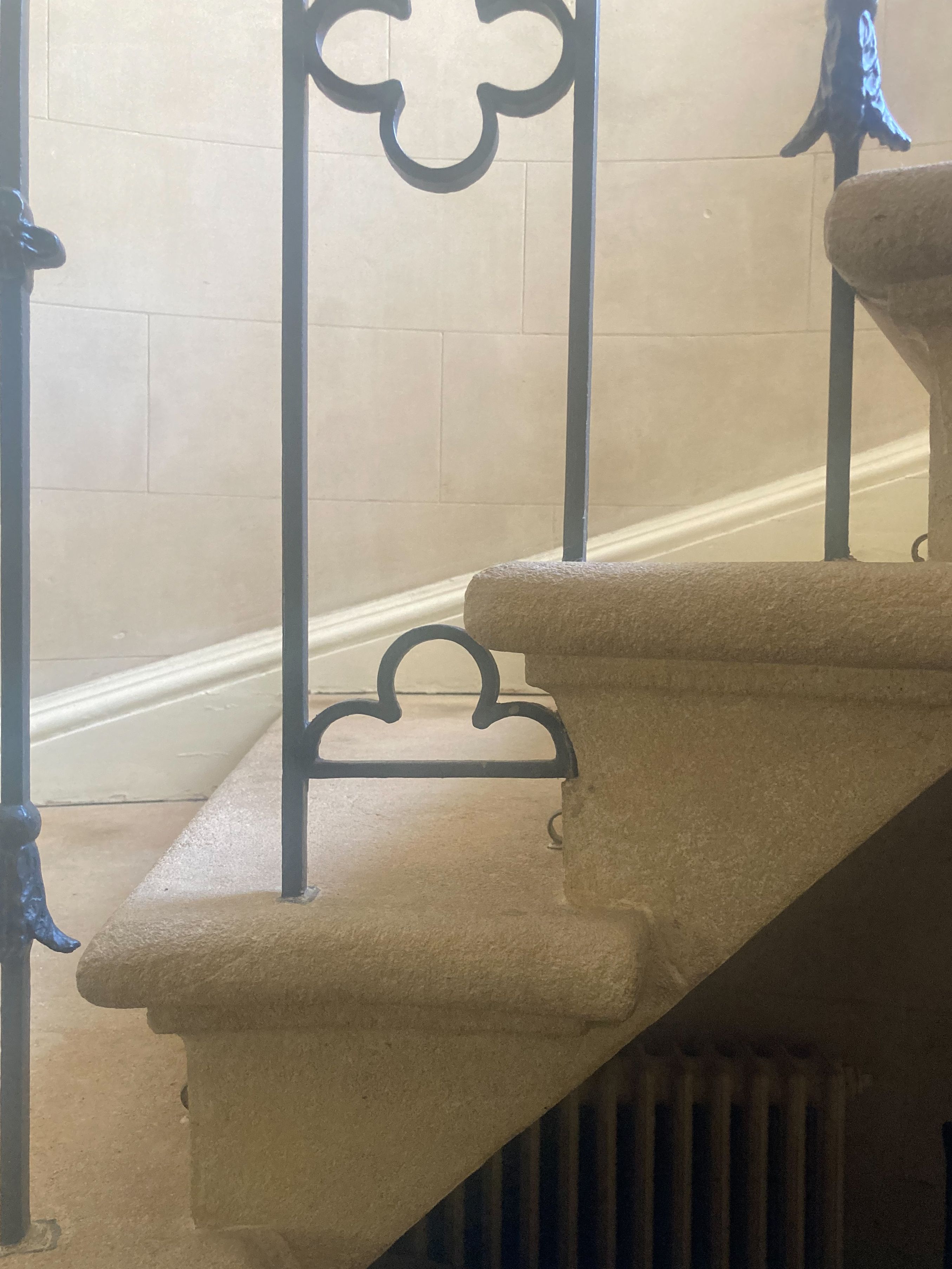 cantilevered stair detail
