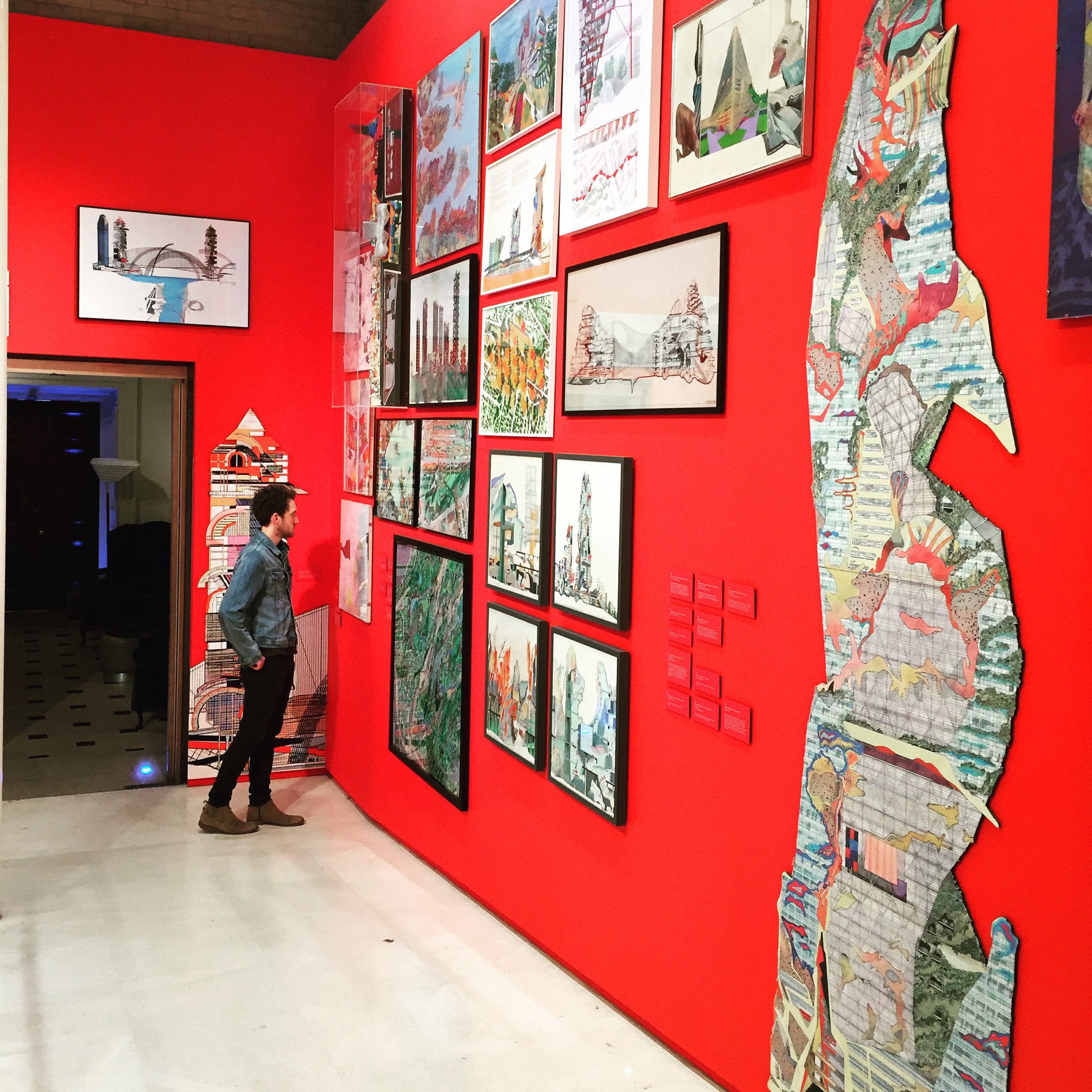 A photo from a visit to 'Architecture on the Ramp' at the Royal Academy 