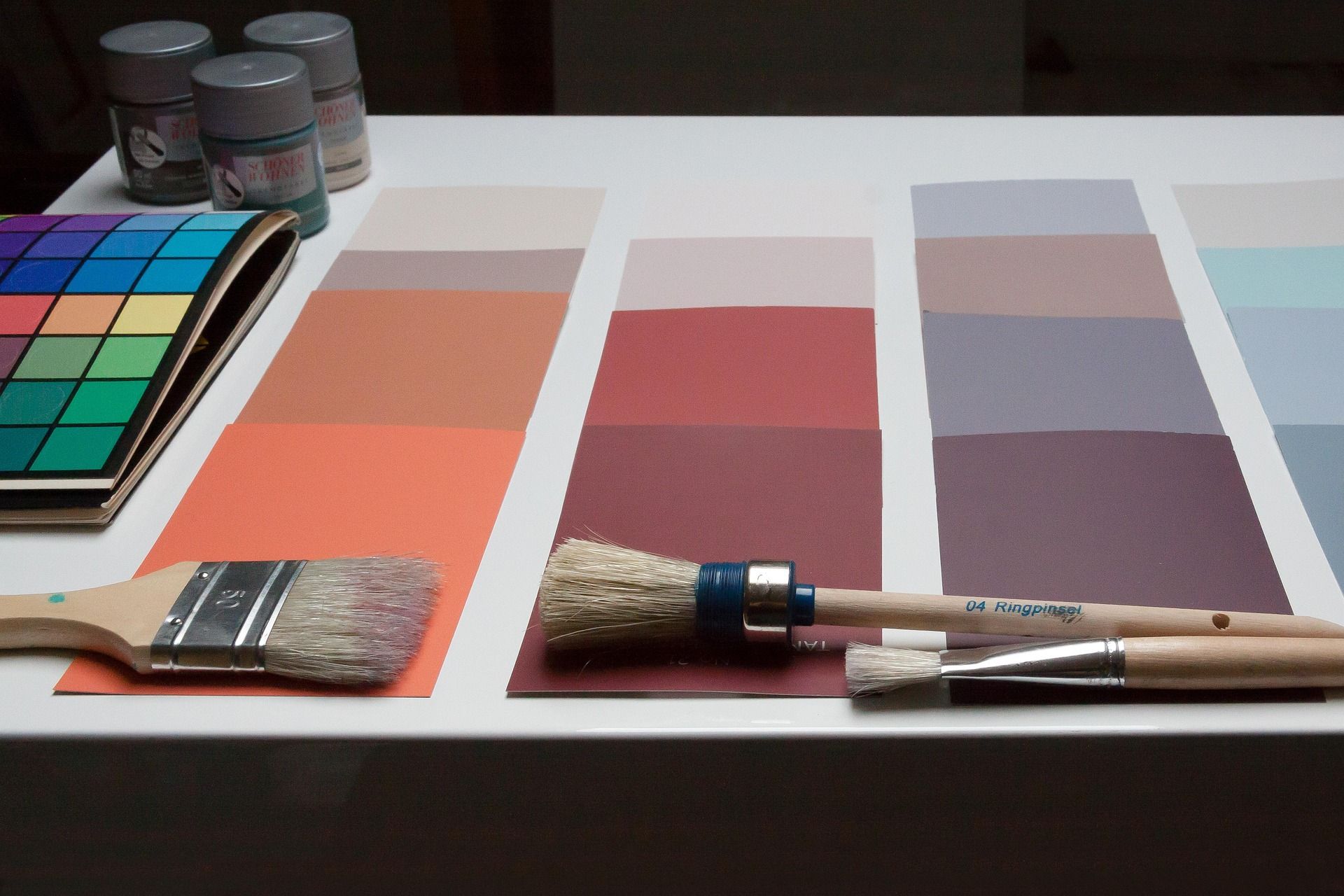 colour samples of paint