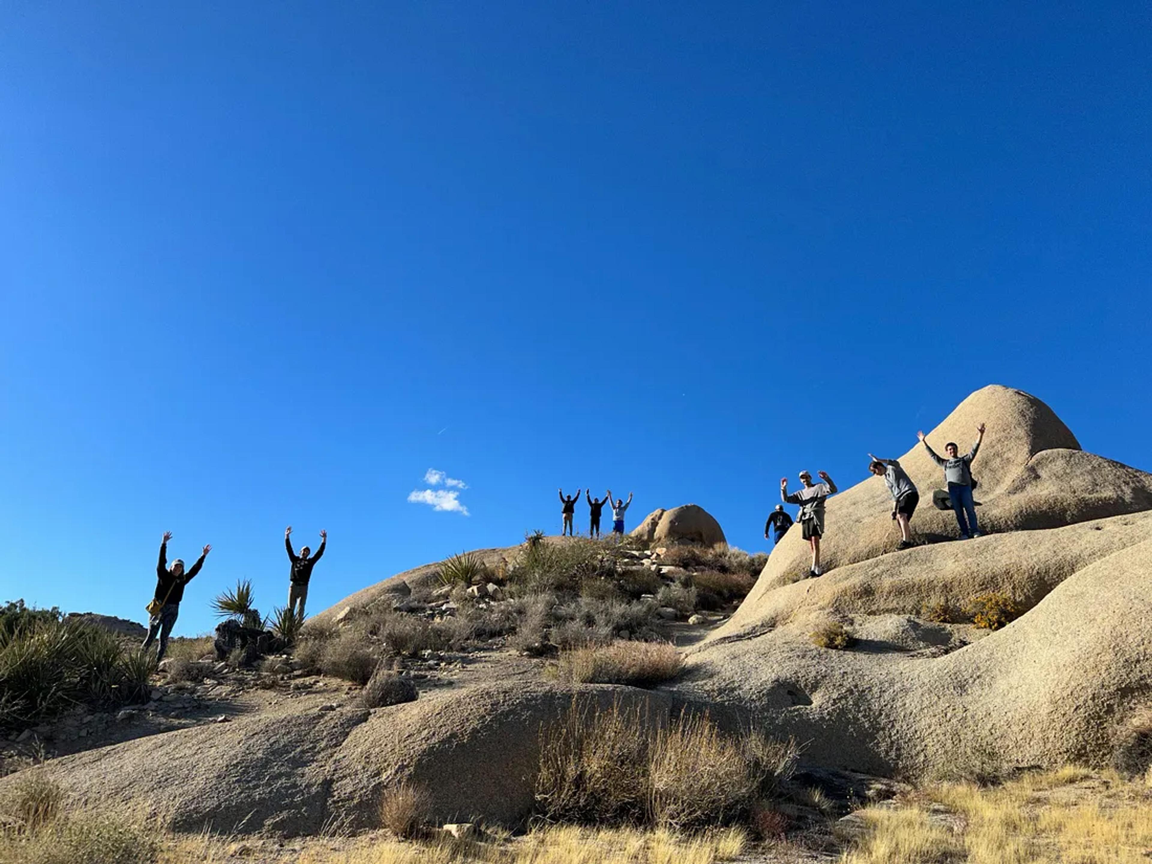 This was us “posing like a Joshua Tree” 🤷‍♀️