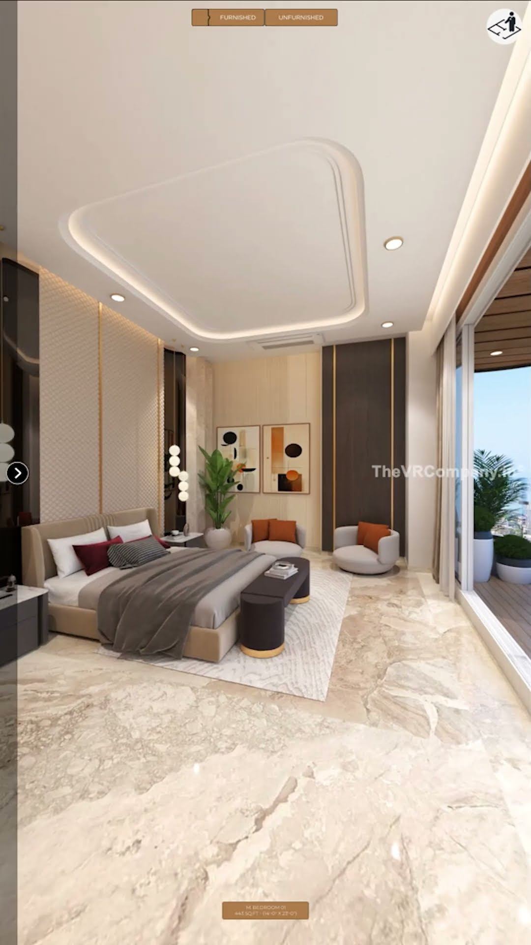 Unfurnished to furnished