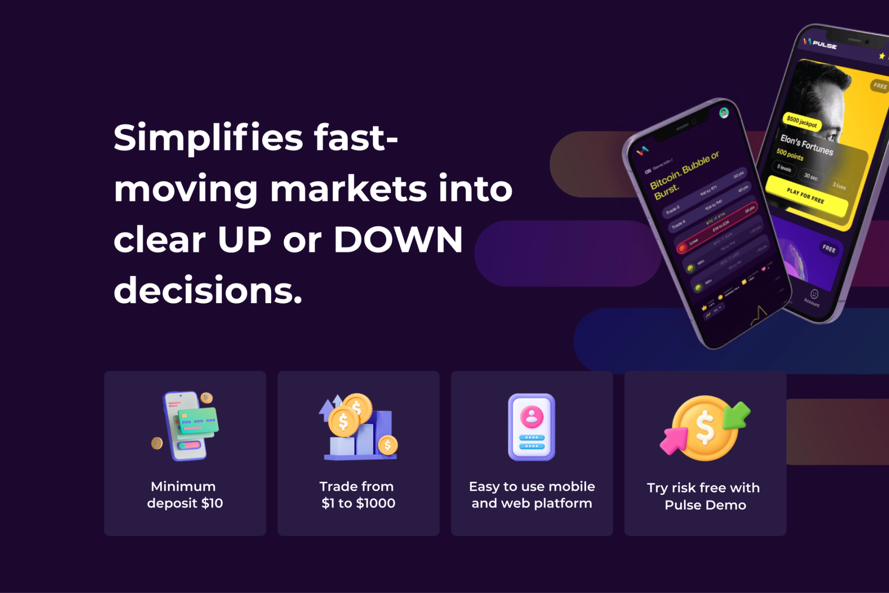 simplifies fast-moving markets into clear up or down decisions