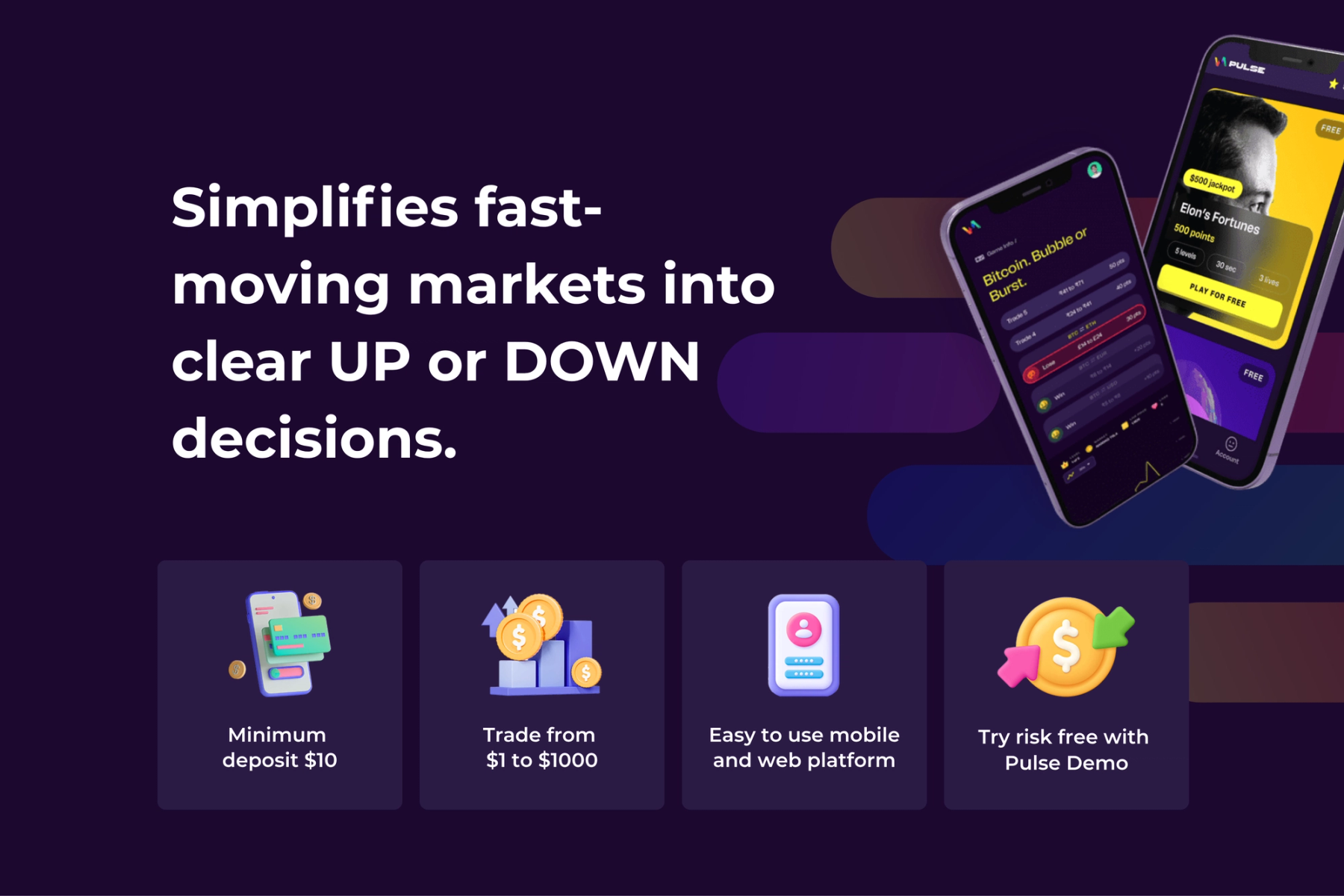 simplifies fast-moving markets into clear up or down decisions