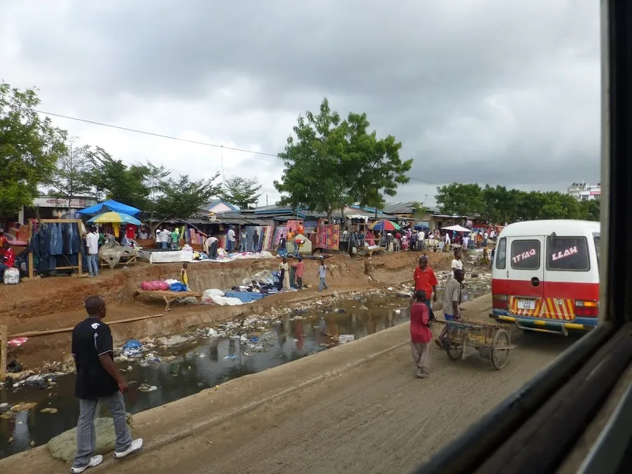 The outskirts of Dar Es Salaam city