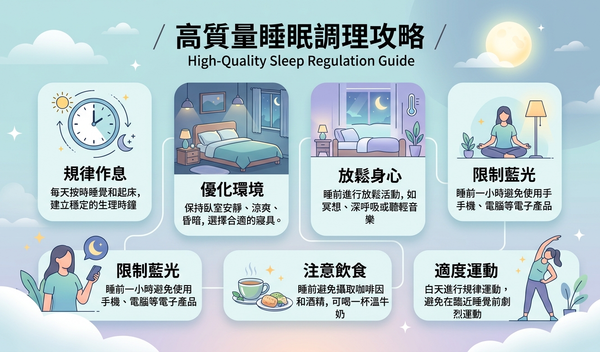 高質量睡眠調理攻略