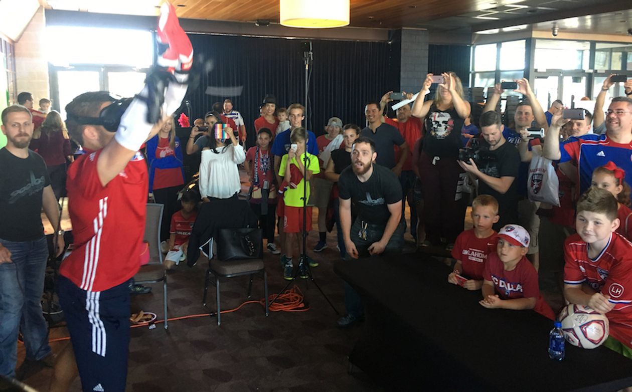 900lbs Debuts Virtual Reality Goalkeeper Game At FC Dallas Event
