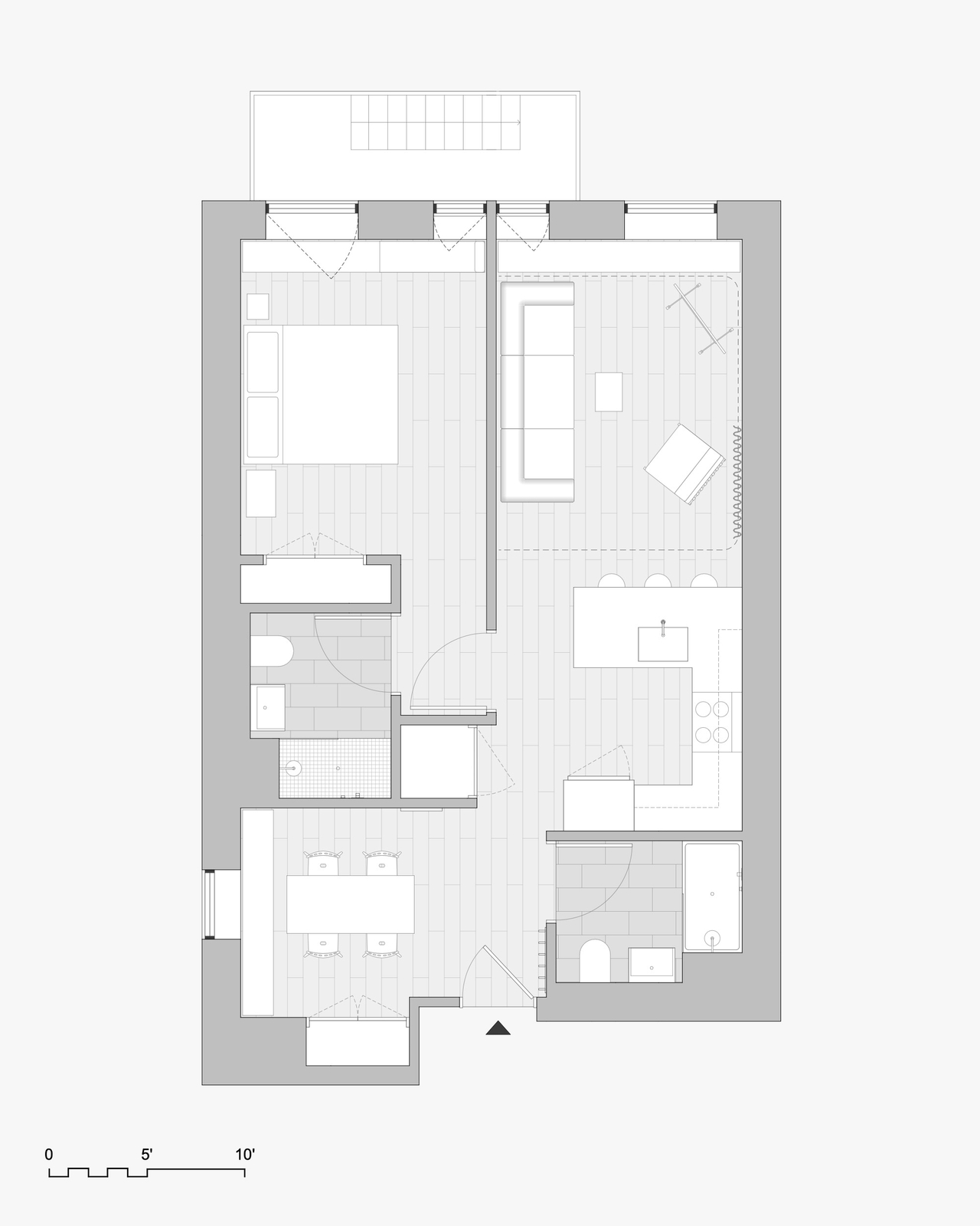 NYC Luxury Apartment bedroom Fully Furnished Bath | Home0001