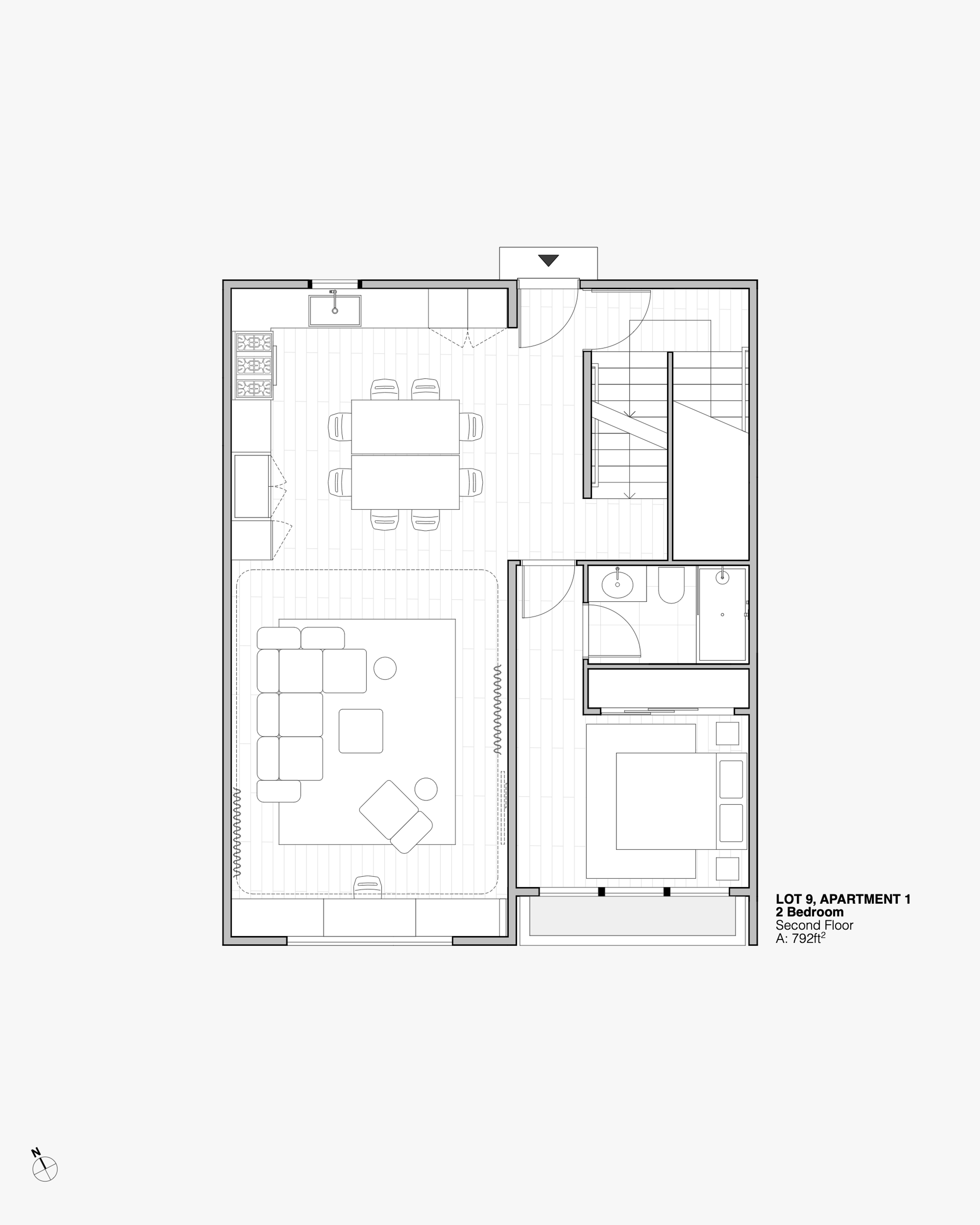 Architectural Drawings LA Echo Park Fully Furnished | Home0001