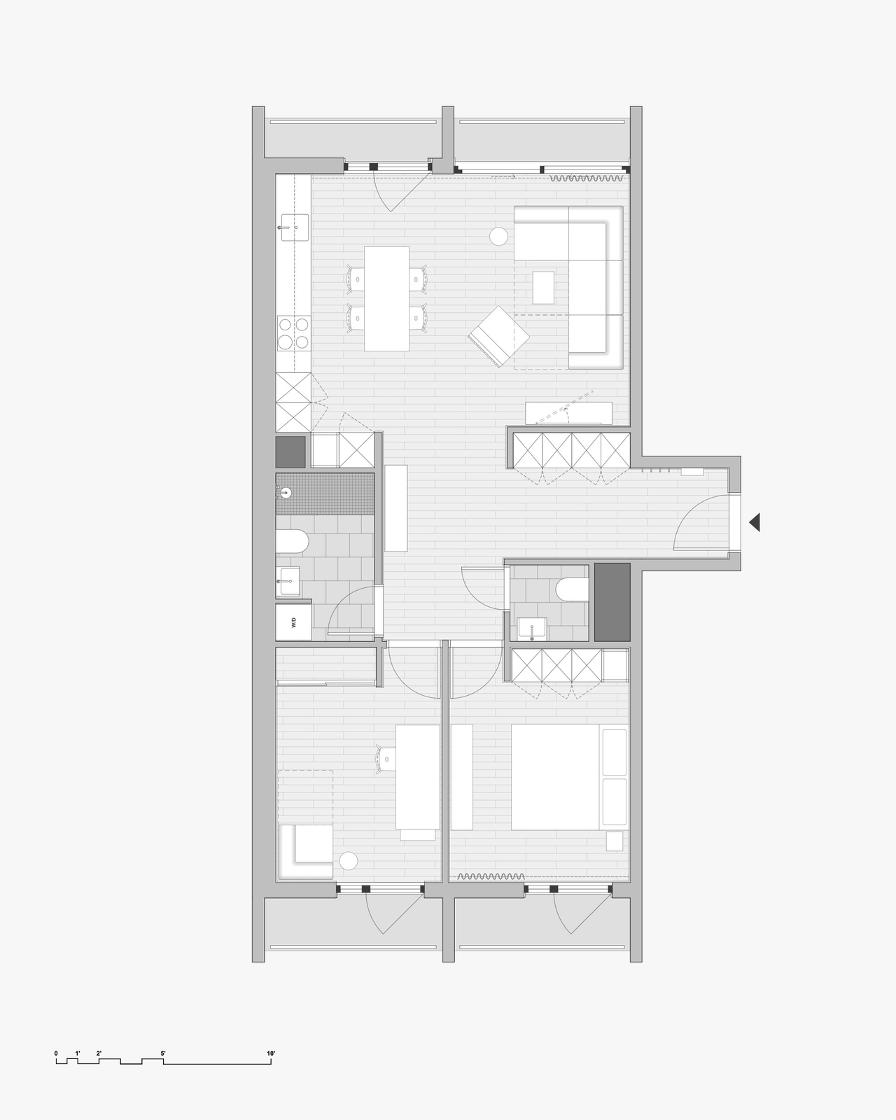 Home0001 Clapton Hackney Apartment Furnished for sale