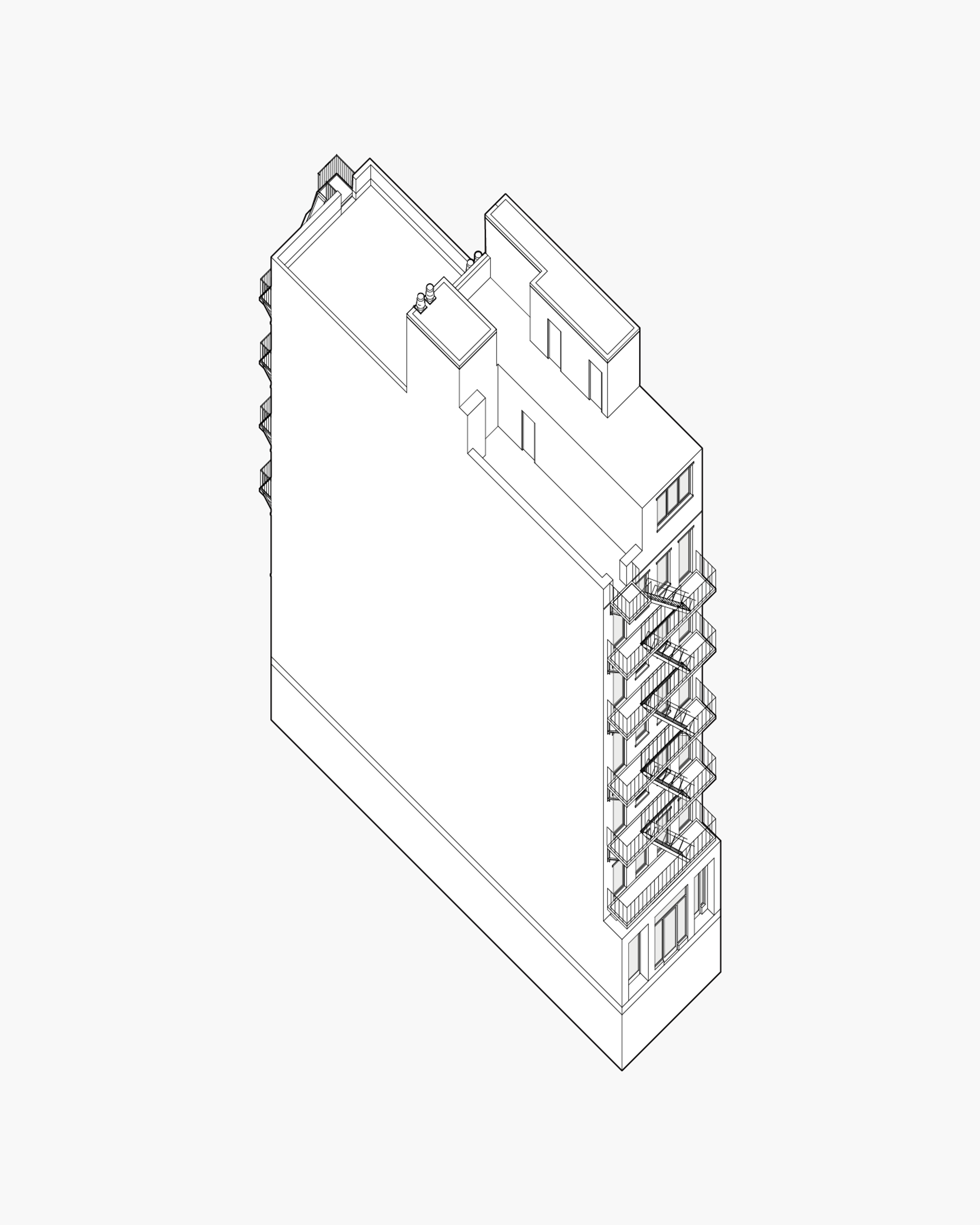 Furnished For Sale Architectural Drawing NYC | Home0001