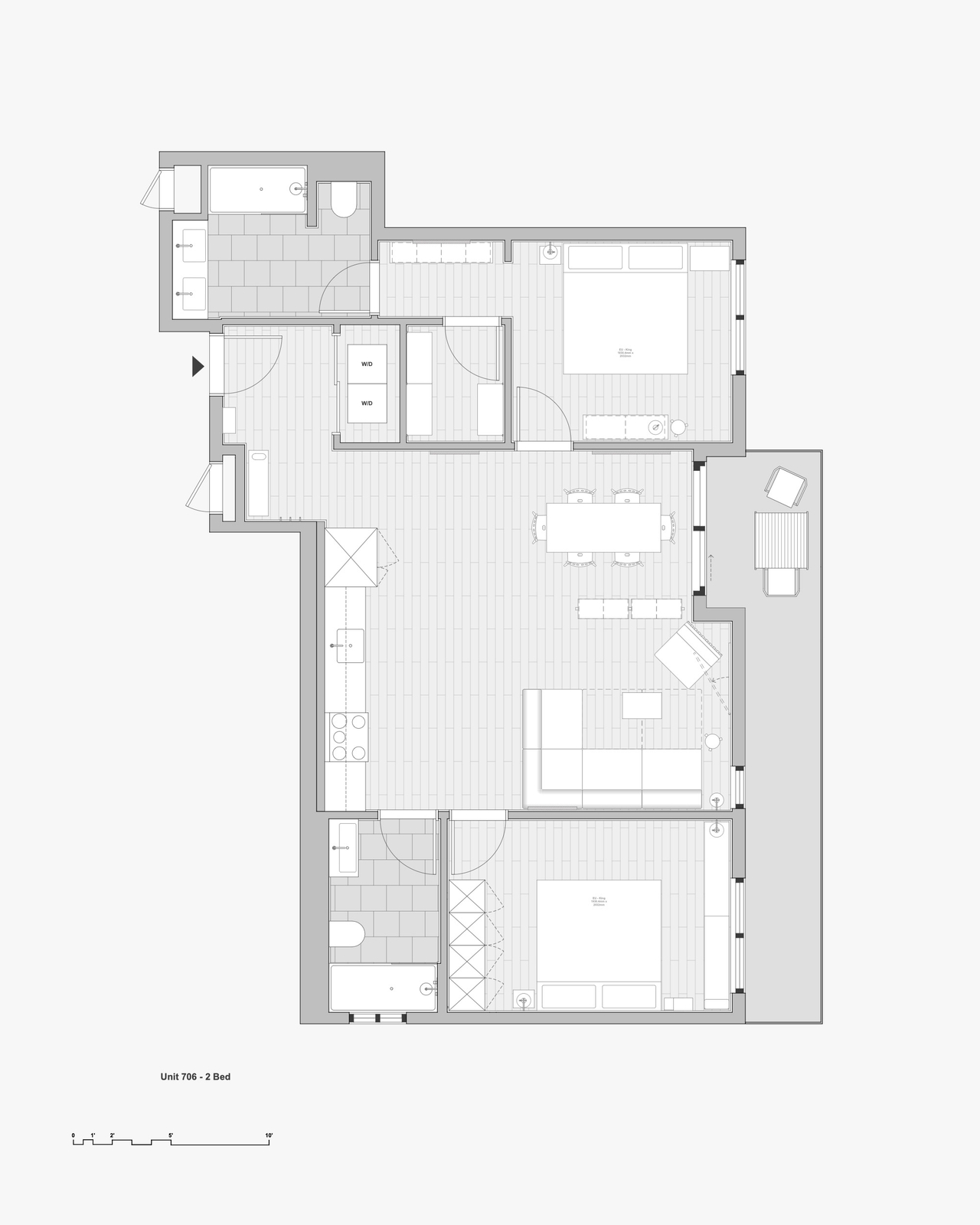 Home0001 Koreatown Fully furnished apartments for sale