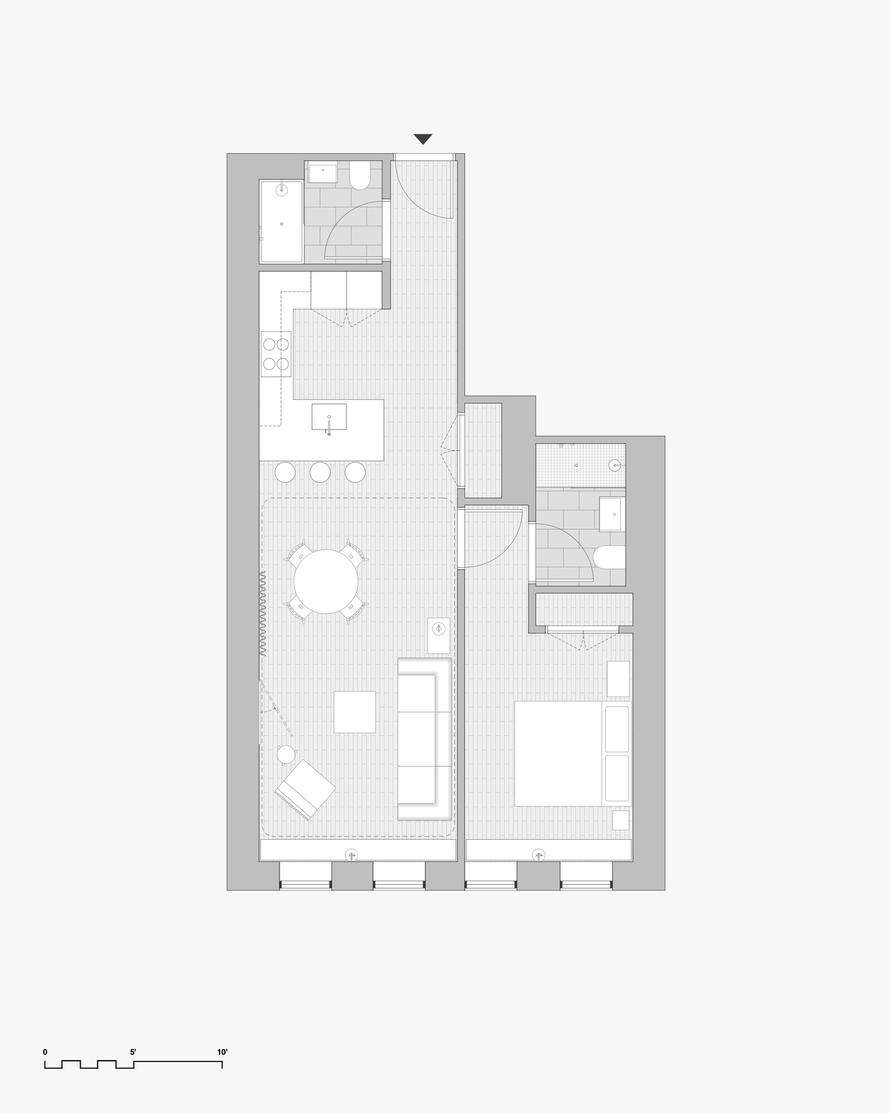 NYC Apt 1bdrm Fully Furnished Bathroom | Home0001