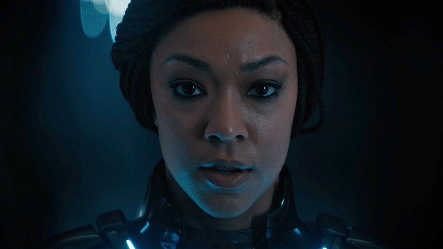 Sonequa Martin-Green plays Captain Burnham on Star Trek Discovery