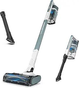 Shark PowerPro Plus Cordless Stick Vacuum, Lightweight, Rechargeable, FloorDetect Technology, HEPA Filter, Up to 50-Minute Runtime, Powerful Pet Hair Pickup, Carpets & Hard Floors, Pure Water, IZ377H