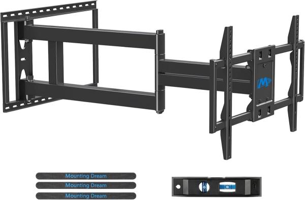 Long Arm TV Wall Mount for 42-90" TVs, 40" Extension, Full Motion, VESA 800x400, 150 lbs
