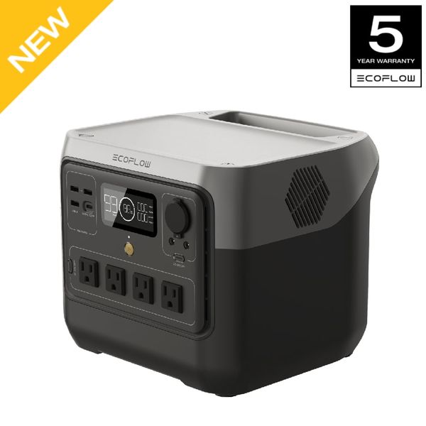 EF EcoFlow RIVER 2 Pro Portable Power Station, 716Wh LFP Battery, 1600W Solar Input