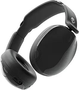 Skullcandy Hesh 540 ANC Wireless Over-Ear Bluetooth Headphones with THX Spatial Audio, Active Noise Cancelling, Personalized Sound, Up to 65 Hours Battery, Microphone for iPhone Android - True Black